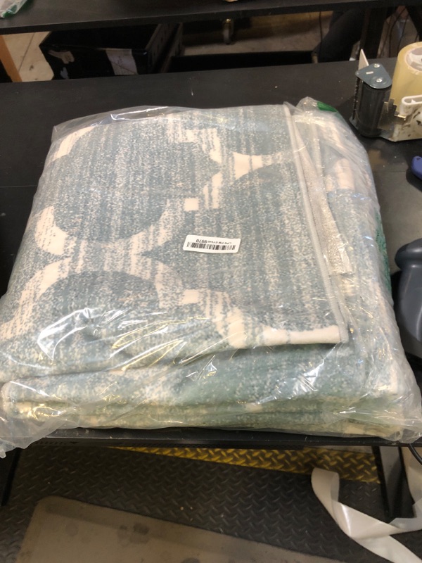 Photo 1 of Lahome 5x7 Area Rug Green Rug Low Pile Indoor Washable Rugs for Bedroom Living Room Area Rugs 5x7 for Dining Room Foldable Non-Slip Thin Rugs Sage Green