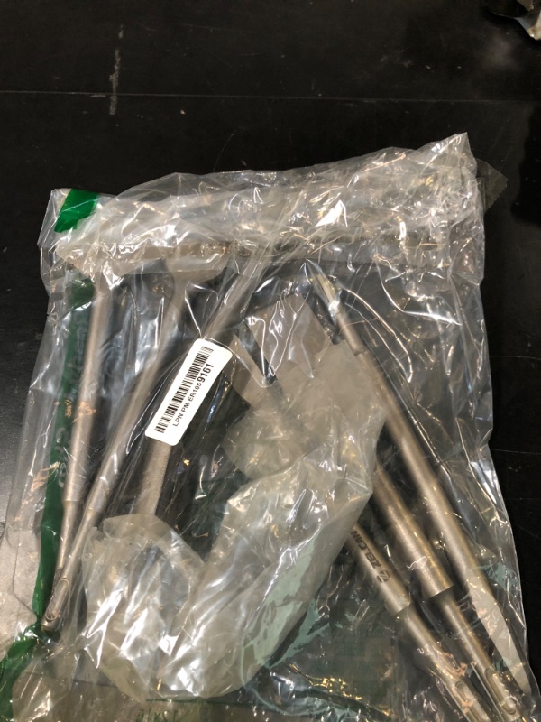 Photo 1 of ZELCAN Chisel Set with SDS Plus Shanks, 6pc Masonry Concrete Drill Bit Set, Tile Grooving Scraping Flat Point Scaling Chisels 40Cr Steel Rotary Hammer Drill Tool Kit SDS Plus Bits for Home Improvement