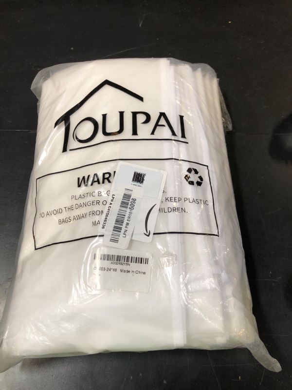 Photo 1 of OUPAI Clear Garment Bags For Hanging Clothes, Clothes Covers Protecting Full Zipper Suit Bags PEVA Garment Cover for Closet and Cloth Storage and Travel- 24'' x 48''/10 Pack