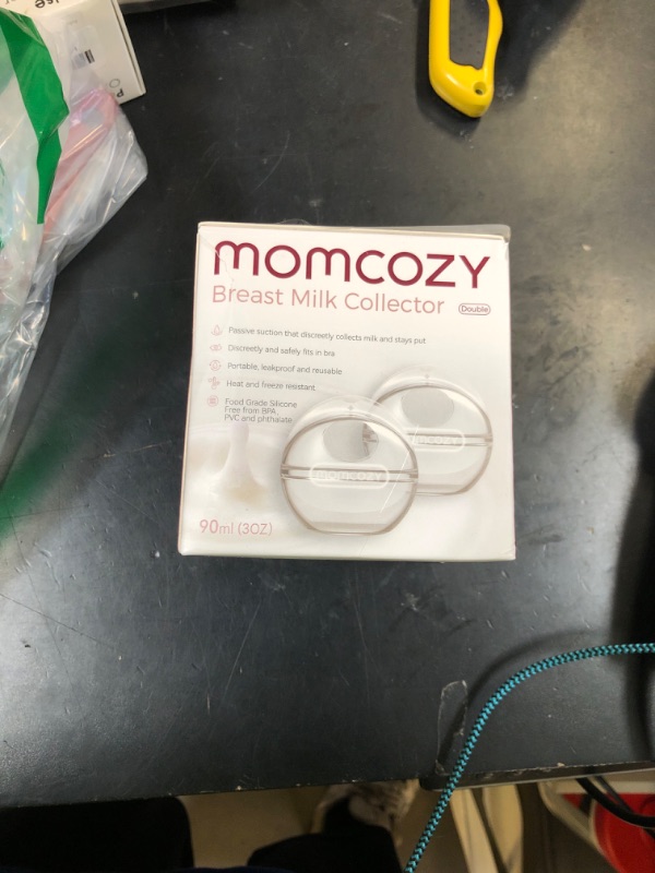 Photo 1 of Momcozy Breast Milk Collector, Milk Collectors for Breastfeeding, Reusable Breast Milk Shells, Silicone Catcher with More Fit & Soft (3oz/90ml, 2 Counts)