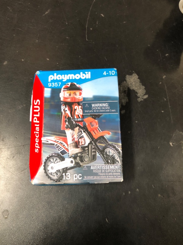 Photo 1 of PLAYMOBIL Special Plus 9357 Motocross Driver