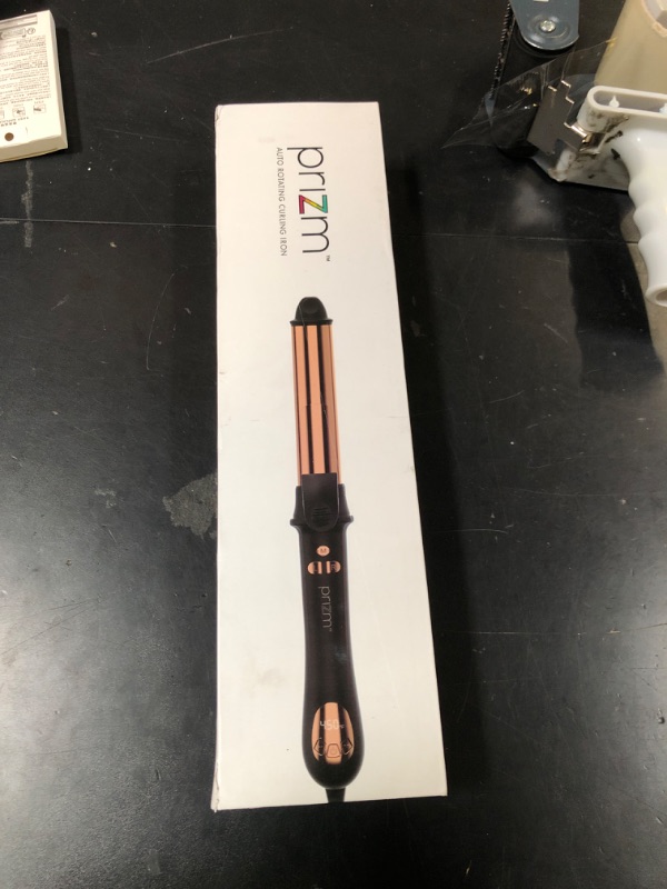 Photo 1 of Prizm 1.25inch/32mm Automatic Curling Iron for Big Curler, Rotating Curling Wand Up to 450°F, LCD Display, Auto-Shut Off & Dual Voltage, Negative Ion