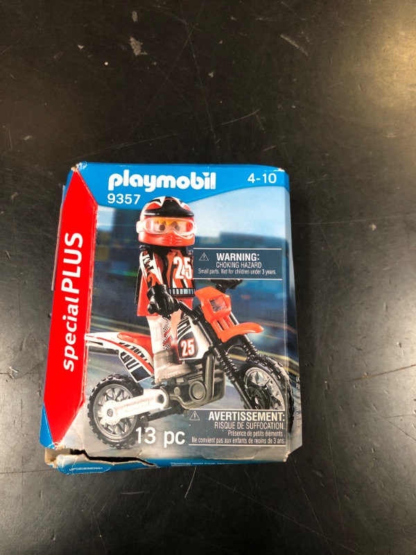 Photo 1 of PLAYMOBIL Special Plus 9357 Motocross Driver