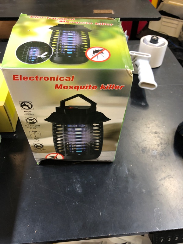 Photo 1 of Bug Zapper, 3000V High Powered Mosquito Fruit Fly Zappers Killer, Insect Fly Swatter Zapper Mosquito Trap Outdoor, Fly Traps, Gnat Killer for Indoor, Home, Garden, Backyard