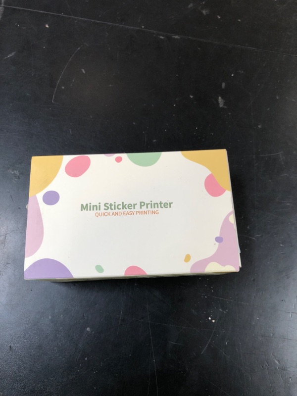 Photo 1 of Sticker Printer - Printpods Mini Printer with Stickers, Print Pod, Bluetooth Inkless Printers, Sticker Maker, Portable Thermal Printer for iphone, Impresora Portátil for Notes, Journal, DIY, Kids Gift