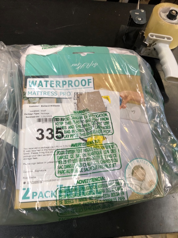 Photo 1 of Softhour 2 Pack Twin XL Size Premium Waterproof Mattress Protector,Soft Breathable College Dorm Pad Cover,Noiseless Bed Cover - Stretch to 21''Fitted Deep Pocket Protection