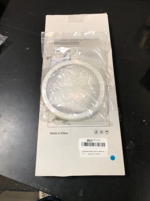Photo 1 of Air Jade Portable Air Conditioner Window Kit, Window Vent Kit with Aluminum Insulation Layer, Reflect Sunlight Heat, Adjustable Sliding Window Seal Kit with Mesh Guard, Fit 5.9" Diameter Vent Hose