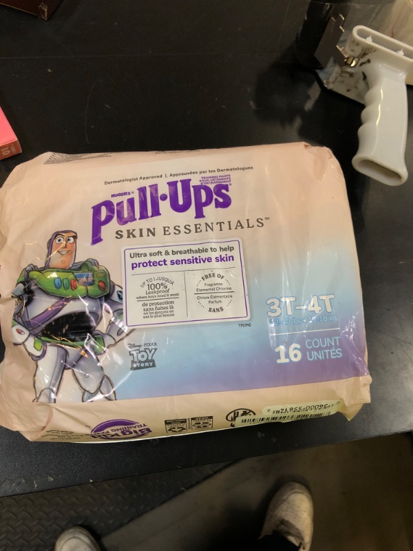 Photo 1 of Pull-Ups Boys' Skin Essentials Potty Training Pants, Training Underwear, 3T-4T (32-40 lbs), 16 Ct