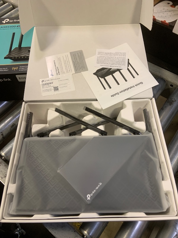 Photo 1 of TP-Link AXE5400 Tri-Band WiFi 6E Router (Archer AXE75), 2025 PCMag Editors' Choice, Gigabit Internet for Gaming & Streaming, New 6GHz Band, 160MHz, OneMesh, Quad-Core CPU, VPN & WPA3 Security