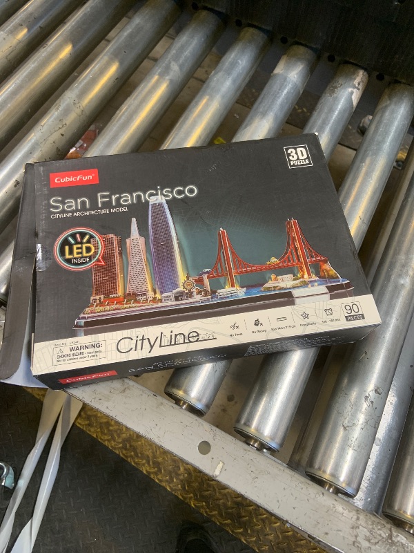 Photo 1 of CubicFun 3D Puzzles for Kids Ages 10-14 LED San Francisco Cityline, Arts and Crafts for Kids Ages 8-12 STEM Projects for Kid Age 10-14 Gifts for 8 Year Old Toys for 10 Year Old Girls Architecture