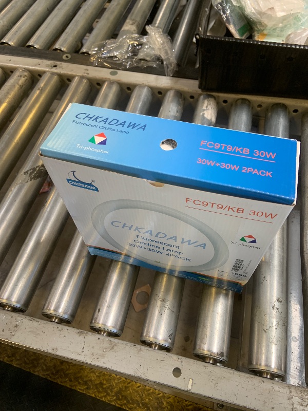 Photo 1 of CHKADAWA FCL30/30K Circular Fluorescent Light Bulbs T9 9 inch 30 Watts, Round FCL30EX-L 27K Circline Light Bulb FC9T9/KB 30W 830 3000K, 32030 WW Warm White, G10q 4 Pin Base, 2 Pack