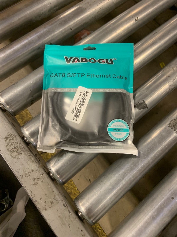 Photo 1 of Cat 8 Ethernet Cable, 10ft Heavy Duty High Speed Internet Network Cable, Professional LAN Cable, 26AWG, 2000Mhz 40Gbps with Gold Plated RJ45 Connector, Shielded in Wall, Indoor&Outdoo