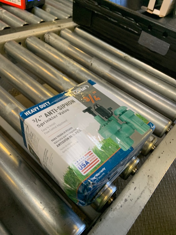 Photo 1 of 1-Pack Orbit 57623 3/4" FPT 100 Series Anti-Siphon Automatic Sprinkler Valve with Flow Control