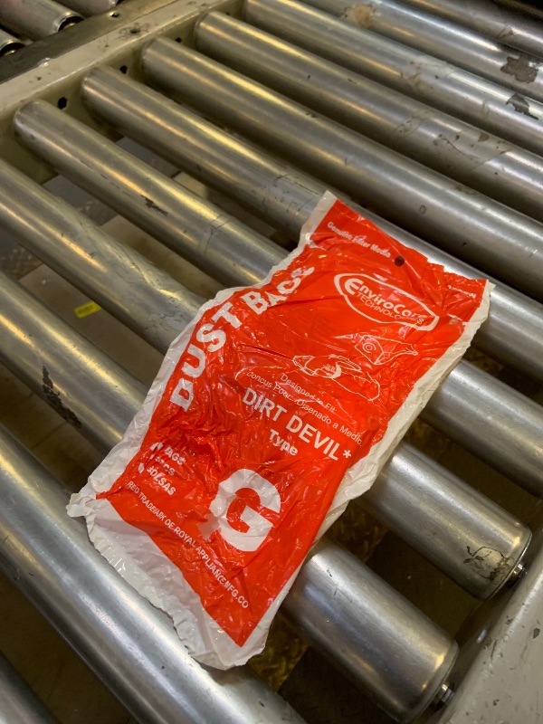 Photo 1 of EnviroCare Replacement Vacuum Cleaner Bags Designed to Fit Royal Type G Hand Vacuums 3 Pack