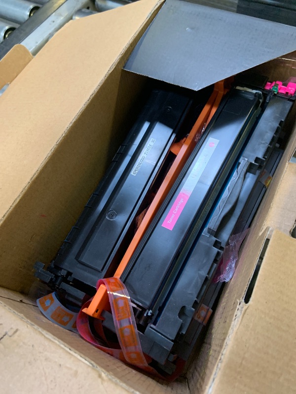 Photo 1 of 4-Pack 218A Toner Cartridge with Chip Compatible for HP 218A 218X 218 Toner for Color Laserjet Pro MFP 3301fdw 3301cdw 3301sdw Pro 3201dw Printer W2180A W2180X High Yield Ink (B/C/Y/M)