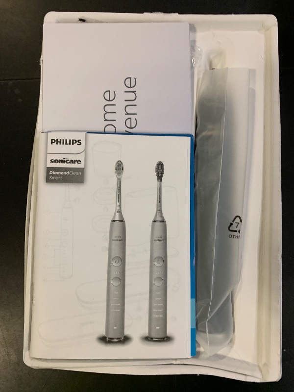 Photo 1 of Philips Sonicare DiamondClean Smart 9500 Electric Toothbrush, Sonic Toothbrush with App, Pressure Sensor, Brush Head Detection, 5 Brushing Modes and 3 Intensity Levels, Black, Model HX9923/11