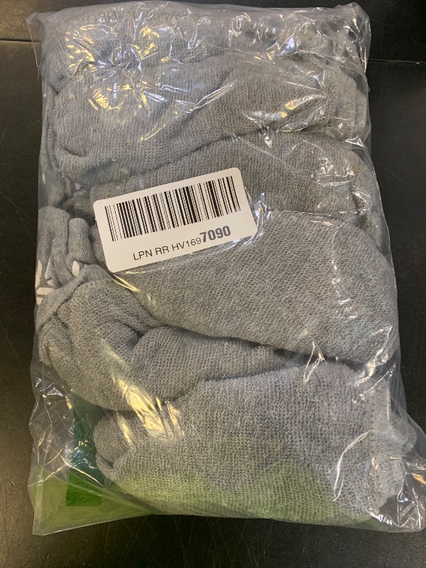 Photo 1 of Taiyin 6 Pair Double Sided Tread Non Slip Socks Safety Socks Slip Stopping Safety Fall Prevention for Bariatric(Gray,Large)