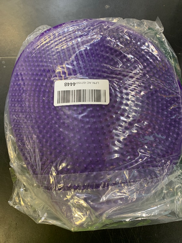 Photo 1 of TOPINCN Yoga Air-Filled Stability Cushion, PVC Material Inflatable Balance Disc Seat Exercise Balance Stability Disc Without Inflator Pump