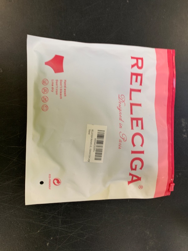 Photo 1 of RELLECIGA Women's Black High Waisted High Cut Thong Bikini Bottom Size Large