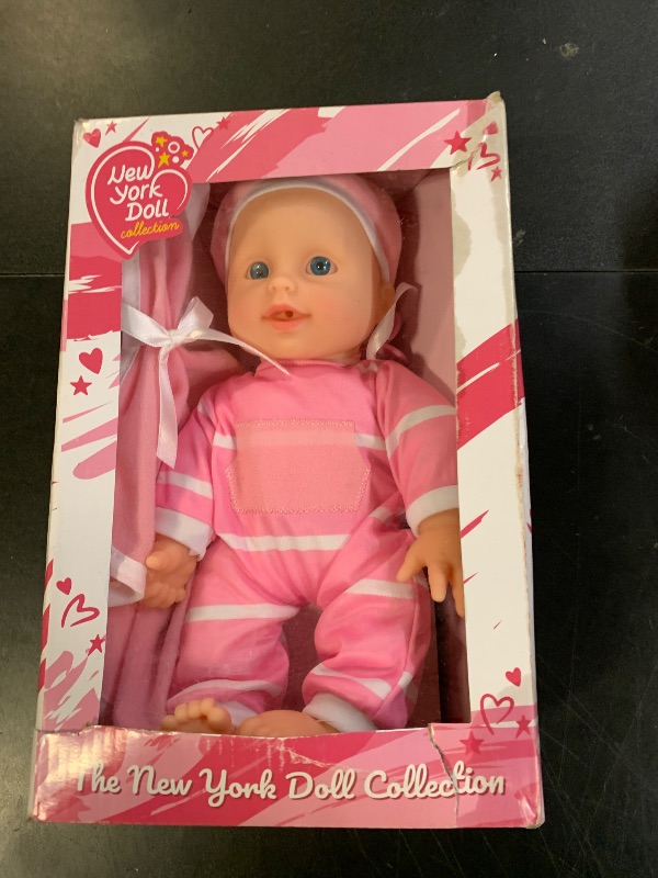 Photo 1 of The New York Doll Collection 11 inch Soft Body Baby Doll in Gift Box - 11" Doll Toy for Kids, Boys, Girls and Toddlers - Baby Doll Pacifier Accessory Included