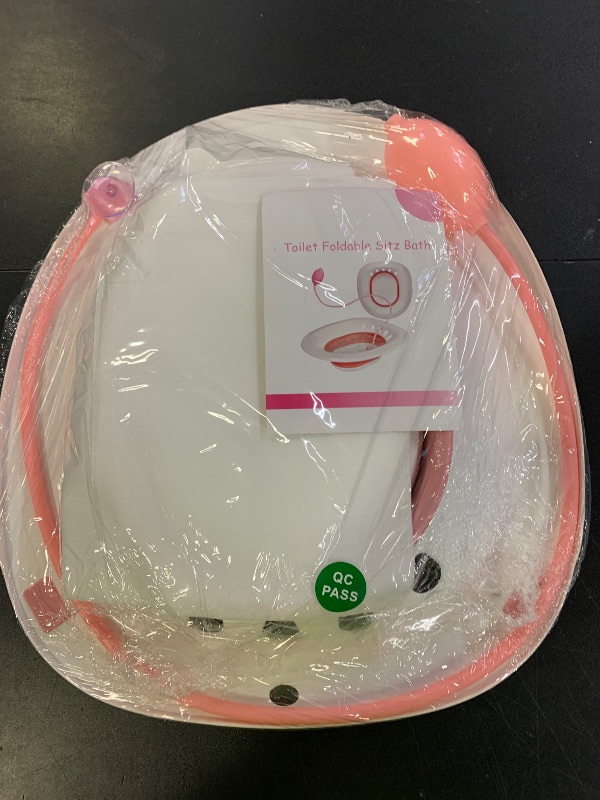 Photo 1 of Sitz Bath for Toilet Seat - Sitz Bath for Hemorrhoids - Sits Bath Kit for Women- Great for Maternity Postpartum Care, Designed for Hemorrhoid
