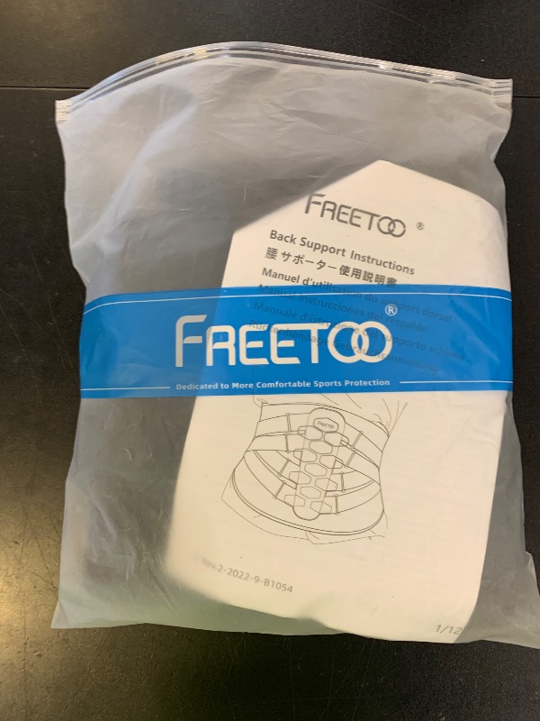 Photo 1 of FREETOO Back Braces for Lower Back Pain Relief with Pulley System,Lumbar Support Belt for Men & Women with Lumbar Pad, Ergonomic Design and Soft Breathable 3D Knit Material,for Herniated Disc,Sciatica