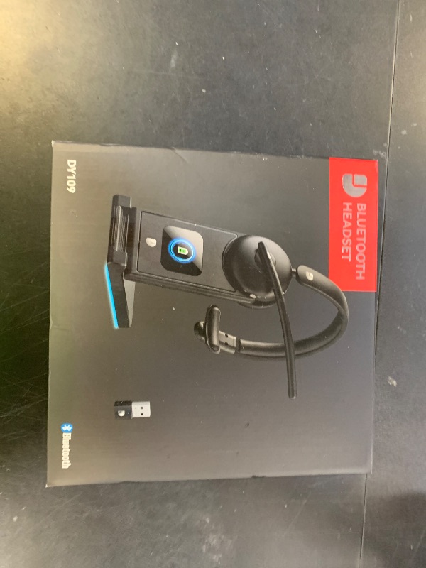 Photo 1 of Wireless Headset with Mic for Work, Wireless Headset with Microphone (Noise Cancelling), Smart Mult-Func Dock, 65H Worktime&Fast Charge Bluetooth Headphones for Work/PC/Computer/Call Center/Teams/Zoom