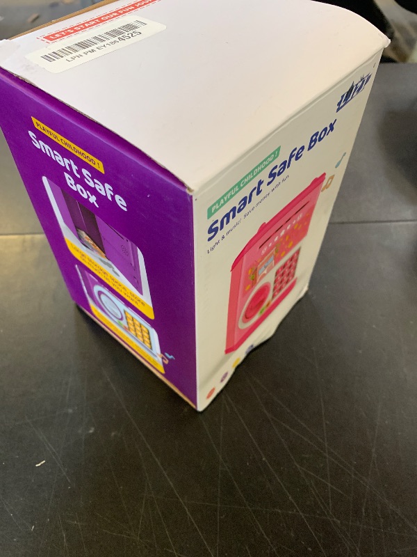 Photo 1 of Pink Piggy Bank for Kids with Password Code Lock and Auto Grab Bill Slot, PhilaeEC Real Money Cash Coin Can Saving Box Electronic Money Safe Bank, Hot Gift for 4 7 8 9 10 11 Year Old Boys Girls