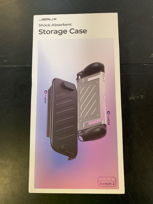 Photo 1 of JSAUX Split Protective Case for Nintendo Switch 2, TPU Thickened Grip Cover Compatible with Switch 2, Accessories with Stand Support & Shock Absorption-PC0114A?Only Case No Front Cover?