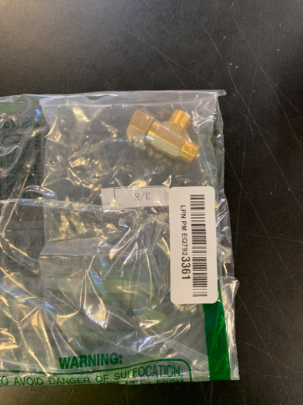 Photo 1 of Water Line Adapter Splitter Tee Valve - Brass Dishwasher Toilet Supply Line Connector with 3/8 T Compression Fittings(3/8"-3/8"-3/8", 1 PCS)
