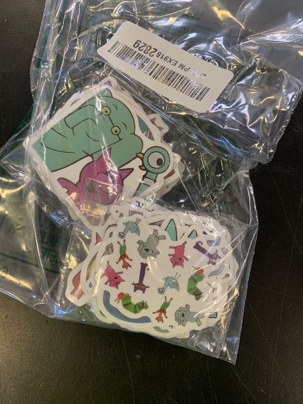 Photo 1 of 120pcs Elephant and Piggie Stickers Aesthetic Waterproof Stickers Luggage Skateboard Water Bottle Stickers Decal Bicycle Bumper Snowboard Decorate Gift.