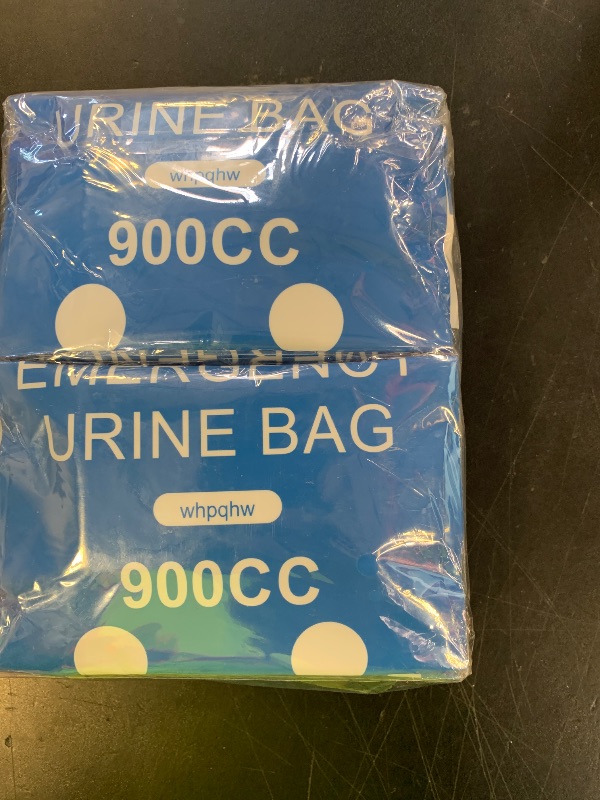 Photo 1 of whpqhw 12 PCS Disposable Urine Bags,900ML Pee Bags for Travel for Women and Men, Portable Emergency Urine Bag with Leakproof Seal for Road Trips, Camping, Hiking, Traffic Jams,Pregnant, Patients