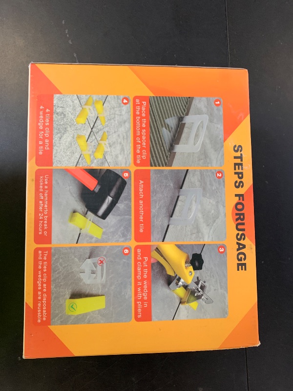Photo 1 of DGSL Tile Leveling System with Tile Plier - 600-Piece Tile Spacers Clips and 200-Piece Reusable Wedges - Tile Tools Set for Stone Installation 1/16 Inch