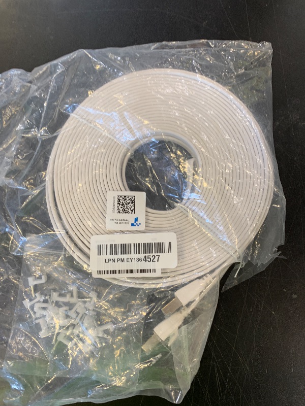 Photo 1 of Cat8 Ethernet Cable, Outdoor&Indoor, 50 FT Heavy Duty High Speed Cat 8 LAN Network Cable, 40Gbps 2000MHz RJ45 Flat Internet Computer Patch Cord, Weatherproof S/FTP UV Resistant for Router/Modem/Gaming