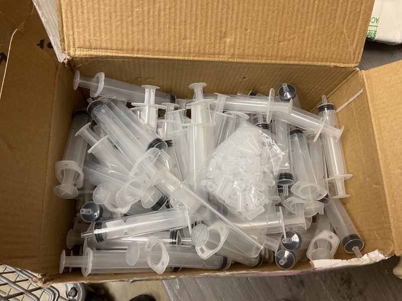Photo 1 of 125 Pack Reusable Syringes, 10ml Plastic Supplies for Jelly, Desserts, and Fun Activities - Halloween, Thanksgiving, Bachelorette & Birthday Parties - Durable and Fun for Adults