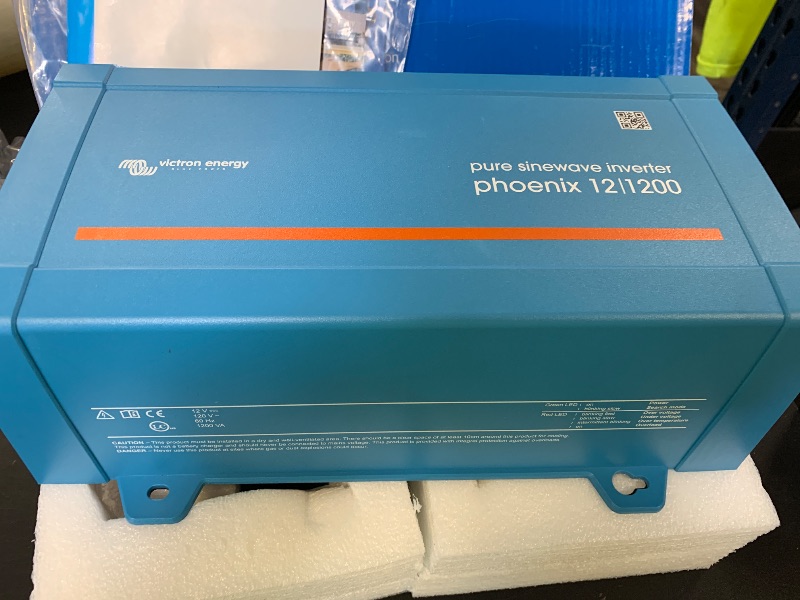 Photo 1 of Victron Energy 1200VA 12-Volt 120V AC Pure Sine Wave Inverter