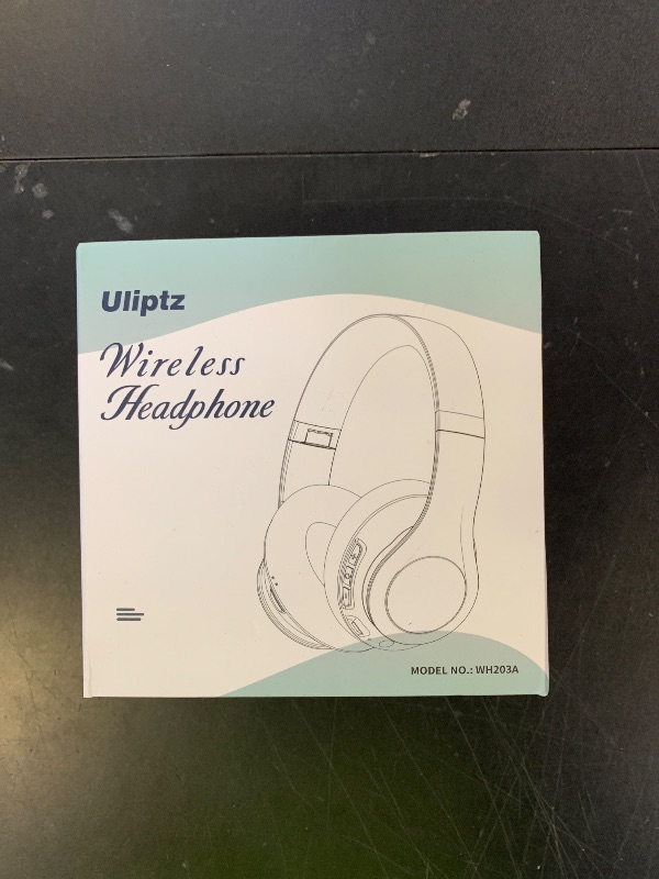 Photo 1 of Uliptz Wireless Bluetooth Headphones, 65H Playtime, 6 EQ Sound Modes, HiFi Stereo Over Ear Headphones with Microphone, Foldable Lightweight Bluetooth 5.3 Headphone for Travel/Office/Cellphone/PC