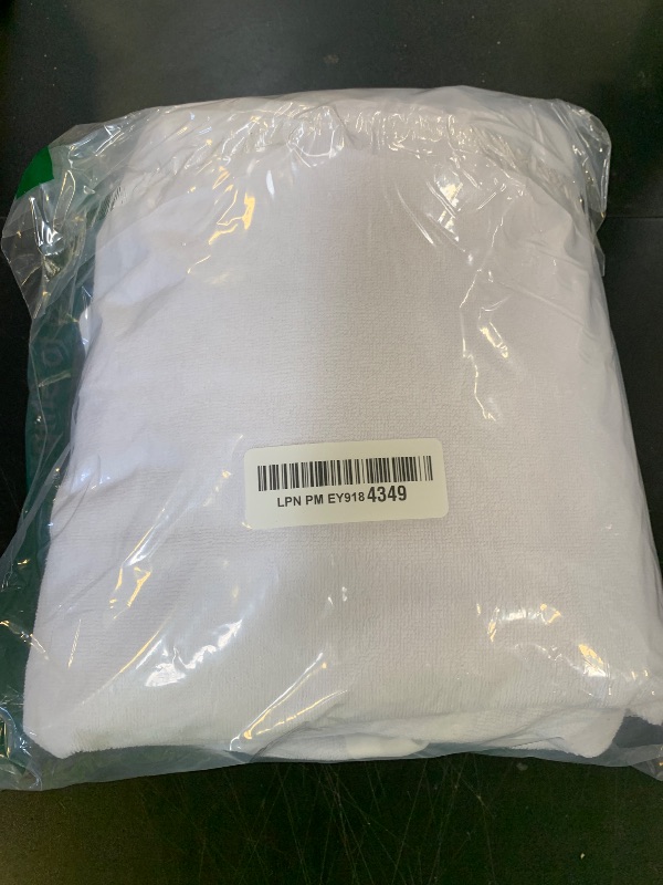 Photo 1 of SureGuard Twin Extra Long (XL) Mattress Protector - 100% Waterproof, Hypoallergenic - Premium Fitted Cotton Terry Cover White