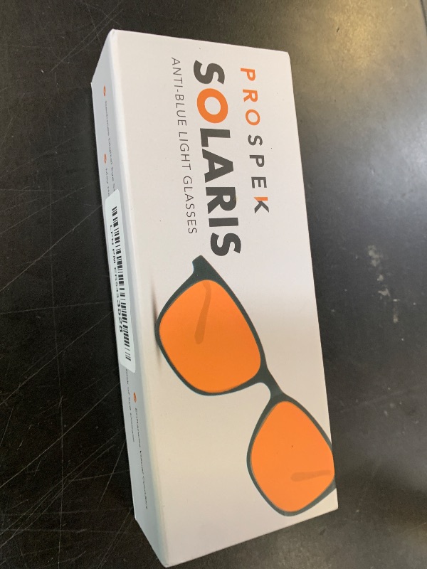Photo 1 of Prospek Blue Light Blocking Glasses SOLARIS – Orange Lenses Filter 99.9% Blue Light, May Improve Sleep, Focus & Eye Protection