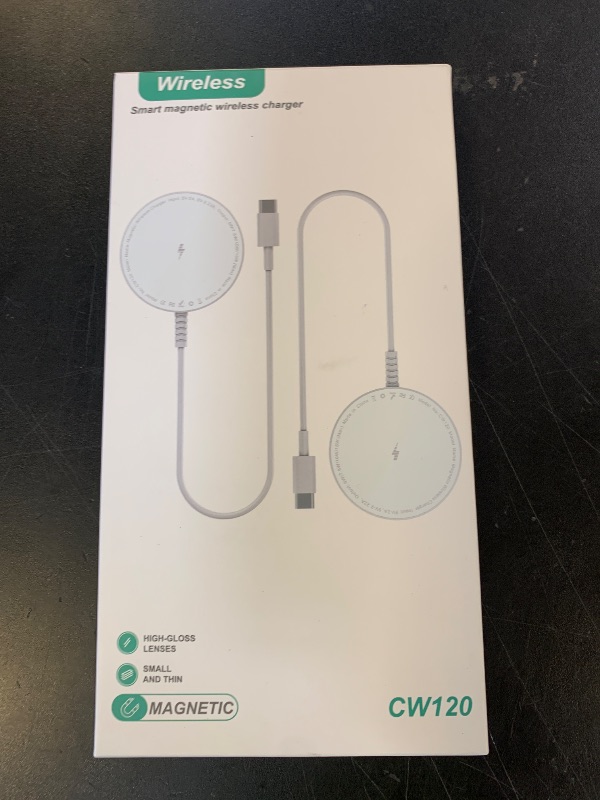 Photo 1 of for MagSafe Charger: Magnetic Wireless Charging Pad for iPhone 17 16 15 14 13 12 Series & AirPods 4-2 Pro, Strong Magnet, Aluminum Alloy, USB-C/A Ports, Ultra-Thin & Portable, Ideal for Desk & Bedside