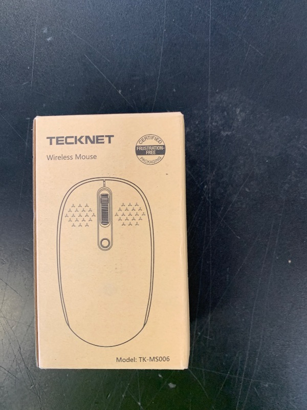 Photo 1 of TECKNET Wireless Mouse for Laptop, 2.4G Quiet Computer Mouse with USB Receiver, 4 Buttons Portable Cordless Mice for Chromebook, Laptop, PC, Mac, 800/1200/1600 DPI - Mint Green