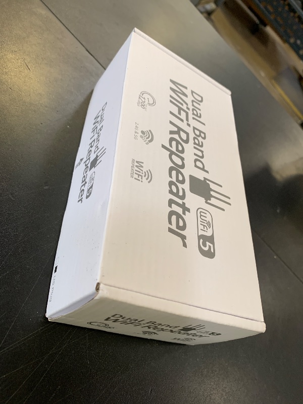 Photo 1 of AOOEPU WiFi Booster, 1200Mbps WiFi Extender Signal Booster for Home, 12880 Sq Ft Coverage, 105 Devices, Dual Band 2.4/5GHz Internet Extender WiFi Booster