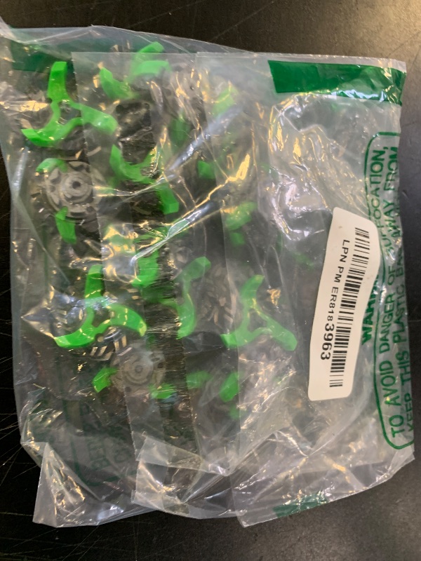 Photo 1 of Softspikes Tour Flex Pro Golf Cleats Fast Twist 3.0-18 Replacement Spikes - Green/Charcoal - Also Fits Tri-Lok, Slim-Lok, and Tour Lock Cleat Insert Systems