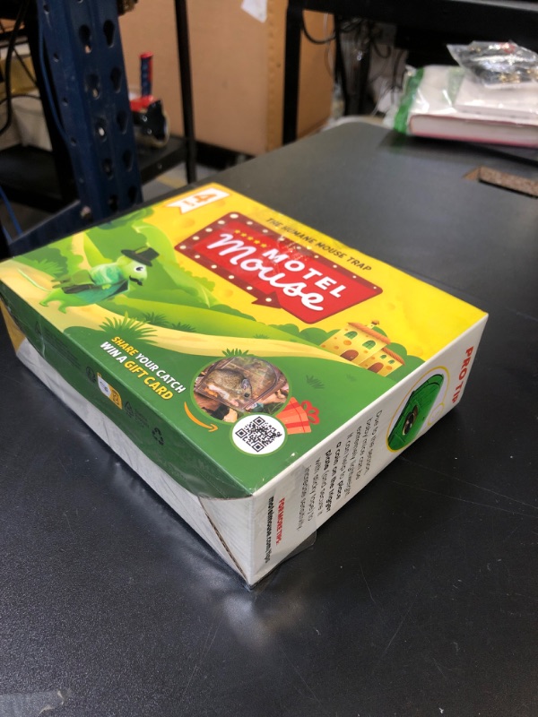 Photo 1 of Motel Mouse Humane No Kill Live Catch and Release Mouse Traps, Reusable with Cleaning Brush - 4 Pack