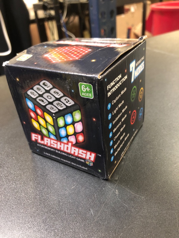 Photo 1 of Winning Fingers Flashing Cube Electronic Memory and Brain Game - 4-in-1 Handheld Stem Toys for Kids - Cool Gadgets, Games for Boys and Girls - Fun Family Game for Kids Ages 6-12 - Educational Gift Toy