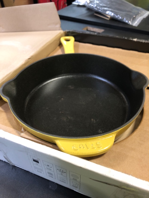 Photo 1 of STAUB Cast Iron 8.5-inch Traditional Deep Skillet - Citron
