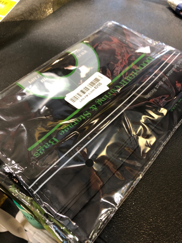 Photo 1 of 1/2 LB Curing & Storage Bags, Curing Bags for Food Storage, Double-Tracked Zip Closure Heat Sealable upright Cure Bag, Reusable Humidity Control Bag (13.8 x 10.4 in, 5 Pack)