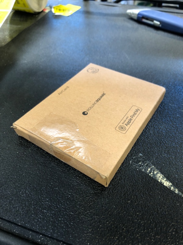 Photo 1 of Rolling Square Aircard Wallet Tracker - Bluetooth Wallet Finder (2-Pack) Find My Network Compatible with Business Card Feature NFC/QR Code