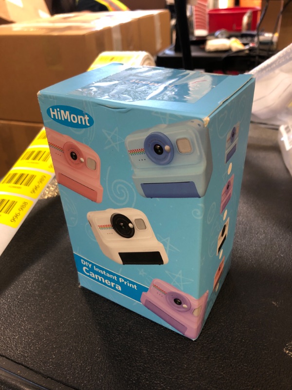 Photo 1 of HiMont Kids Instant Print Camera, 1080P HD Kids Camera Instant Print with 3 Rolls Print Paper & 32GB Card, Ideal Kids Toys Gifts for Boys & Girls Age 3-14 (Black)