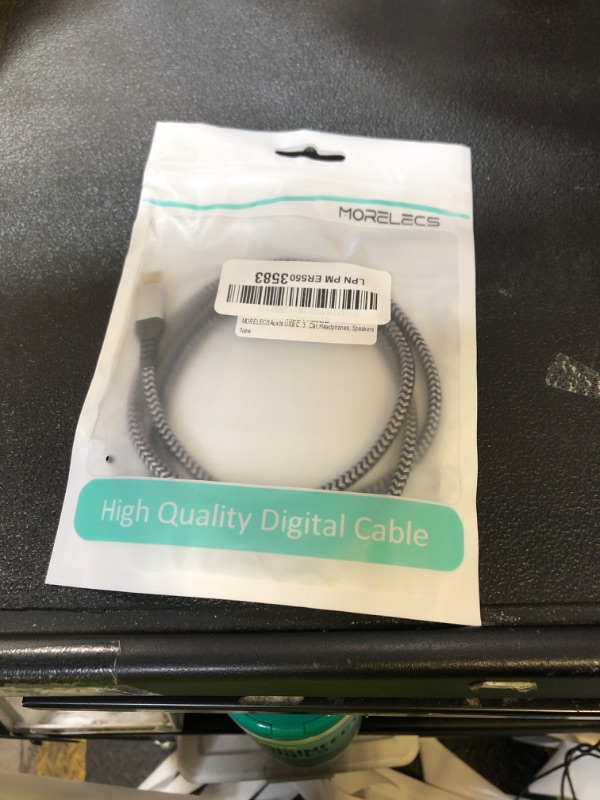 Photo 1 of MORELECS Aux to USB C, 3.3ft Aux Cord to USB C Compatible with iPhone 15/16/17, Galaxy S24/S23, iPad Pro, Pixel - Type C to 3.5mm Cord for Car, Headphones, Speakers